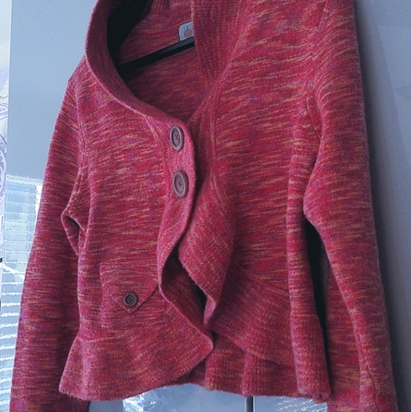 RUFFLE Cardigan🩷🧡 - Picture 2 of 14